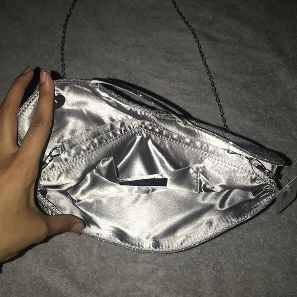 Never used sparkly silver cross body purse. - Picture 3 of 3